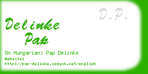 delinke pap business card